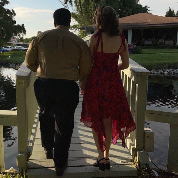 Alexis x Target handkerchief hem Dress - Picture 2 of 3